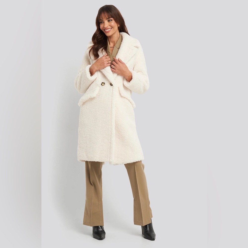 Mango Michela Faux Shearling Coat